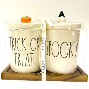 Rae Dunn Trick or Treat & Spooky Canister